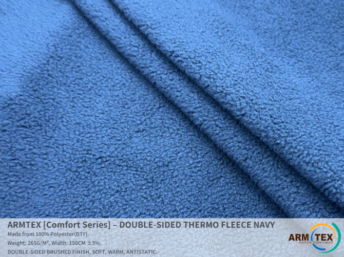 ARMTEX Comfort Series – Двусторонний Термофлис ТЕМНО-СИНИЙ - изображение 1