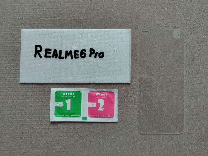 Закаленное стекло для Realme 6 Pro - изображение 1