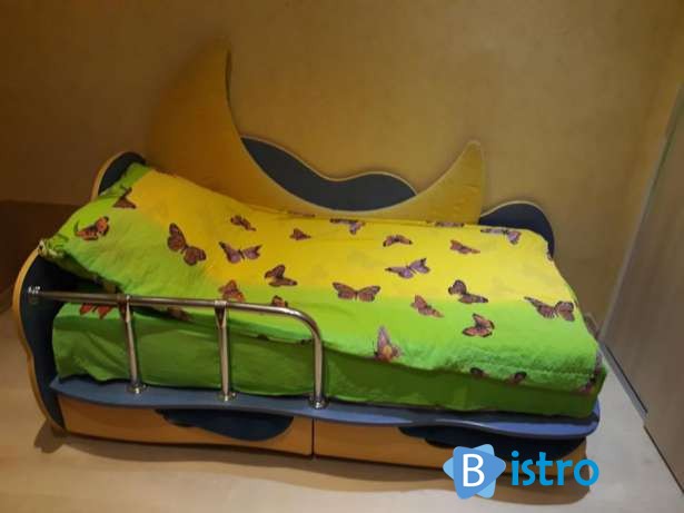 Детская кровать с ортопедическим матрасом. - изображение 1