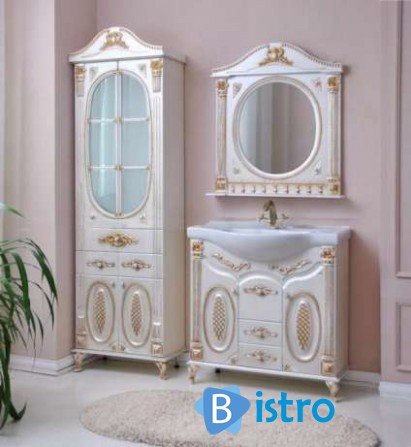 Мебель ванную комнату Наполеон 95 смс сереброр - изображение 1