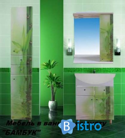 Комплект в ванную комнату "БАМБУК" в наличии - изображение 1