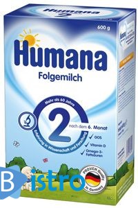 Молочна суміш Humana 2 (Хумана 2), 600г (100% Німеччина) - изображение 1