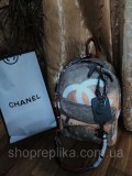 Рюкзак Шанель Chanel Беж. копия Шанель , chanel граффити рюкзак