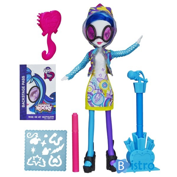 Винил Скрэтч (Vinyl Scratch) или DJ PON-3 с микрофоном – Девушки Эквес - изображение 1