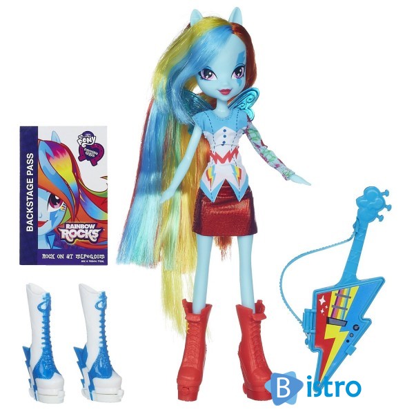 Кукла Радуга Дэш с гитарой (Rainbow Dash) - Радужный Рок - изображение 1