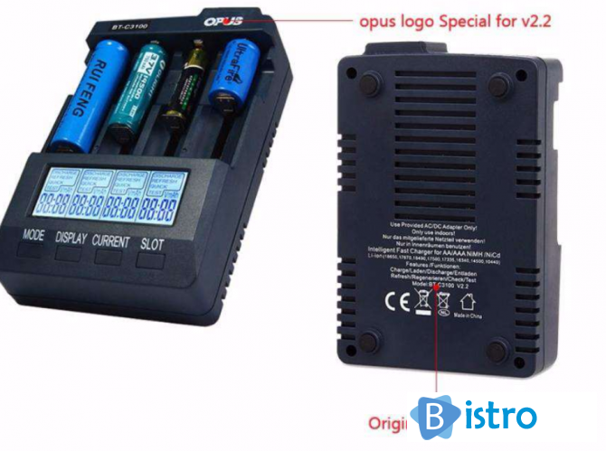 Зарядное устройство OPUS BT-C3100 V2.2 XTAR NITECORE Li-ion 3.7 18650 - изображение 1
