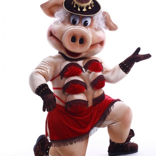 Кукла"Свинка стриптизерша" - изображение 1