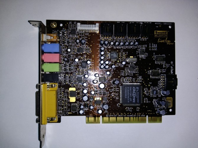 Звуковая карта PCI Creative Live 5.1 SB0220 - изображение 1