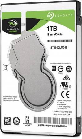 Винчестер 2.5" Sata для ноута 1000Gb Seagate BarraCuda 5400rpm 128Mb - изображение 1