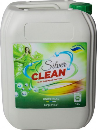 Рідкий пральний порошок Silver Clean 10l оптом і вроздріб - изображение 1