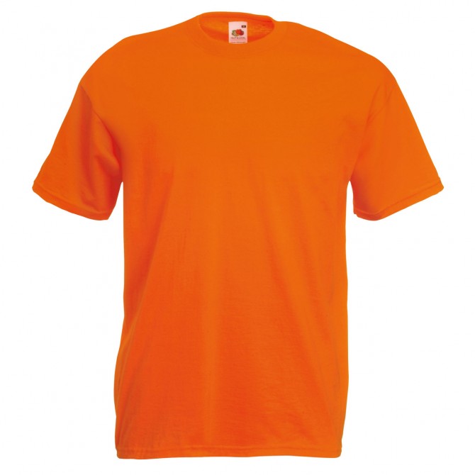Футболка мужская однотонная оранж - изображение 1