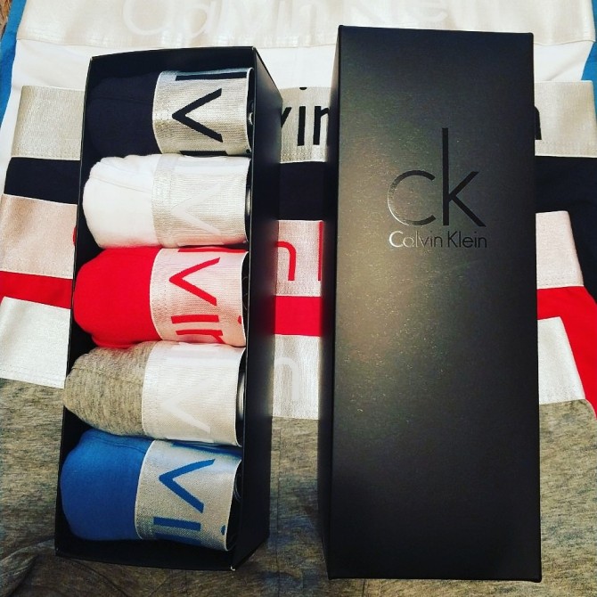 Набор нижнего белья Calvin Klein Steel 5 шт | Лучшее качество! - изображение 1