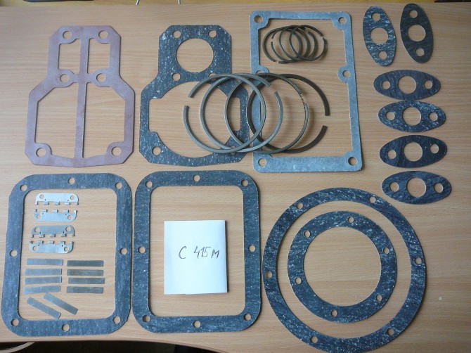 Прокладки, пластины клапана компрессора С415 - изображение 1