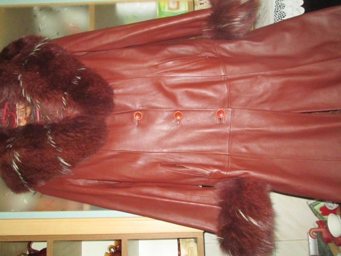 пальто женское кожаное дэми - изображение 1