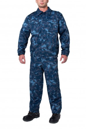 Костюм охранника с брюками цветной камуфляж - изображение 1
