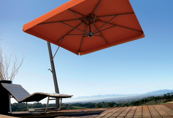 Зонт консольный с боковой ножкой Scolaro (Италия), модель - Napoli - изображение 1