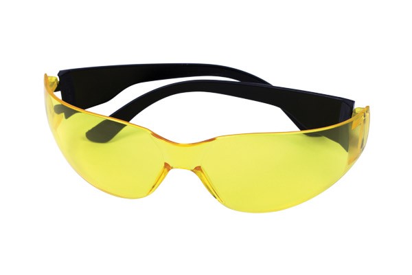 Очки открытого типа защитные, желтые линзы - изображение 1