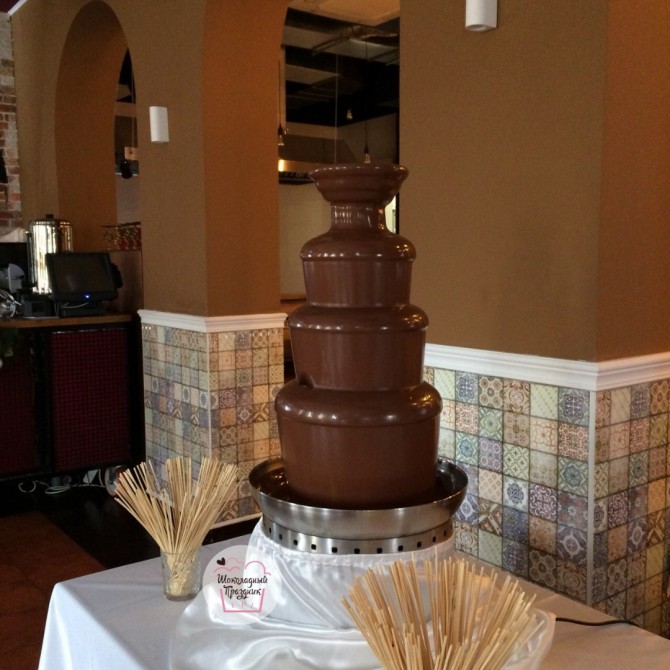 Шоколадный фонтан на детский день рождения! Шоколадный фонтан – отличн - изображение 1