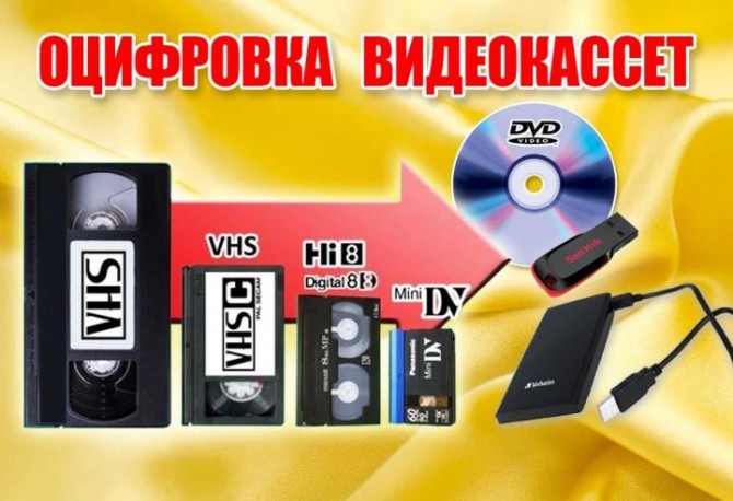 Оцифровка видеокассет и др. фото и видеоматериалов! - изображение 1