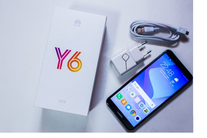 Смартфон Huawei Y6 на 2 сим карти 2018 оригинальний - изображение 1