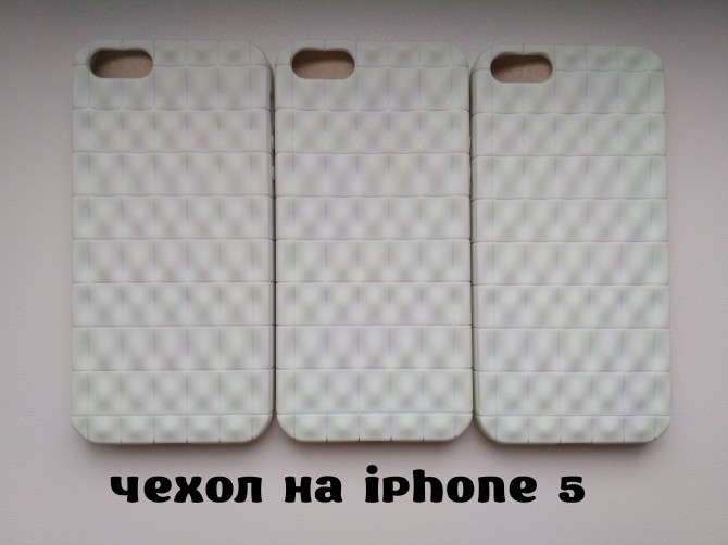 Чехол Бампер на iPhone 5 Белый немного с лимонным оттенком - изображение 1