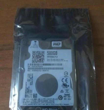 Тонкий 7мм Hdd 500GB WD BlackEdition 7200rpm 32MB - изображение 1