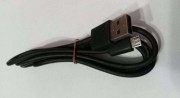 Кабель USB-MicroUsb 115см черный