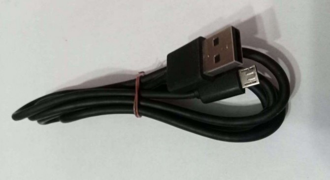 Кабель USB-MicroUsb 115см черный - изображение 1