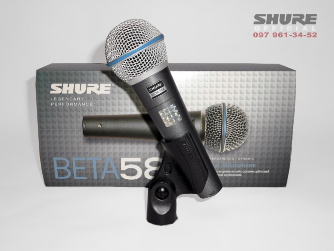 Микрофон Shure Beta 58A (Оригинал-Мексика,на гарантии!) Вся Украина - изображение 1