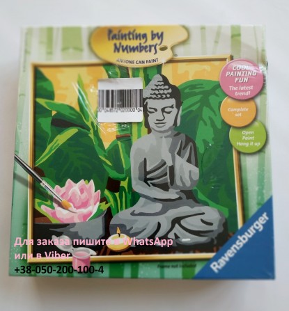 Картина по номерам, антистрес красками Будда набор для рисования - изображение 1