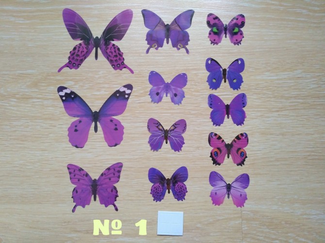 Бабочки №1 декор на холодильник - изображение 1