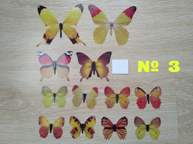Бабочки №3 декор на холодильник, обои, зеркала - изображение 1