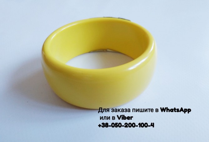 Желтый браслет широкий H&M яркий браслет - изображение 1