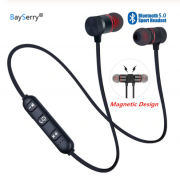Беспроводные (безпроводные)Bluetooth наушники магнитные,басы,спорт,5 ч