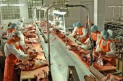Работники мясного склада в Польшу