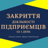 Закриття ФОП, підприємницької діяльності ( недорого ).
