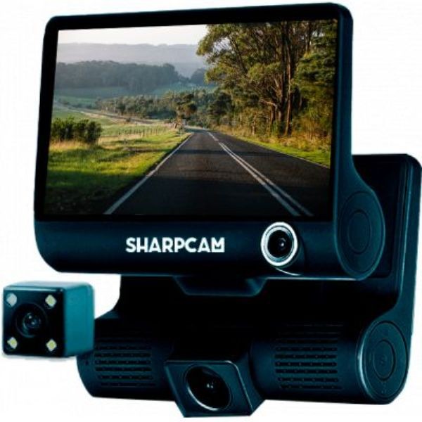 Sharpcam z7 авторегистратор, видеорегистратор. 3 камеры - изображение 1