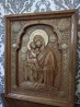 Икона деревяна Богородиця Почаївська, дуб
