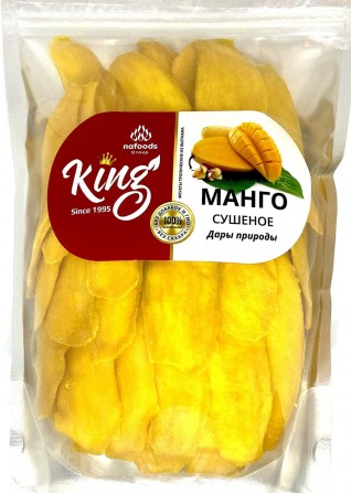 Манго натуральный сушеный без сахара King 1 Кг. Натуральный 100% - изображение 1