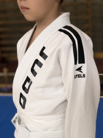 Продам кимоно детское для Дзюдо, белое с поясом - изображение 1