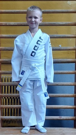 Кимоно для Дзюдо детское белое, с поясом - изображение 1