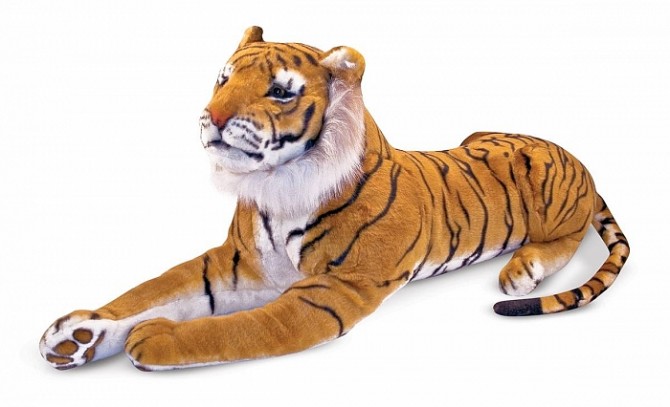 Большой плюшевый тигр ТМ Melissa&Doug - изображение 1
