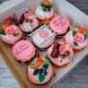 Набор капкейков в виде роз украсит кенди бар на Вашем торжестве, сваде