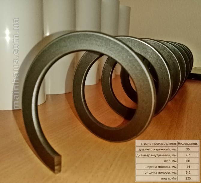 гибкий шнек для пеллеты спиральный конвейер Novicor для корма 95мм - изображение 1