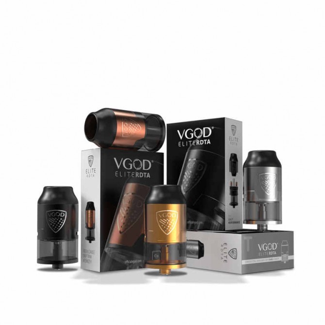 Атомайзер от Vgod Elite RDTA 4 ml 24 mm Original Version золотистый - изображение 1