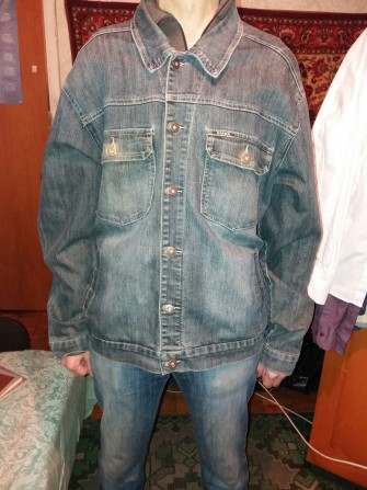 Куртка джинсовая б/у - изображение 1