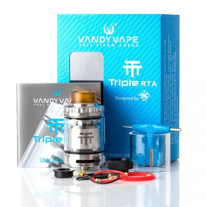 Атомайзер от Vandy Vape Triple RTA 2 или 4 ml 28 mm Original Version - изображение 1