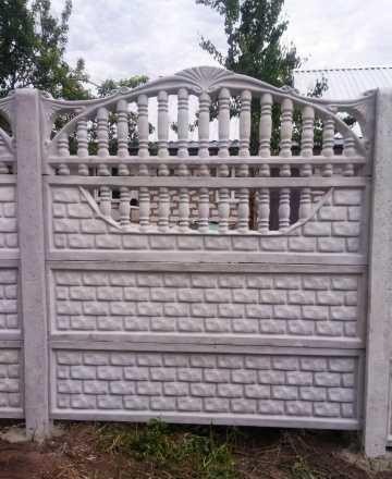 Декоративный бетонный забор - изображение 1