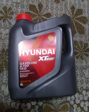 Масло моторное HYUNDAI XTeer Gasoline G700 5W-30 4л - изображение 1