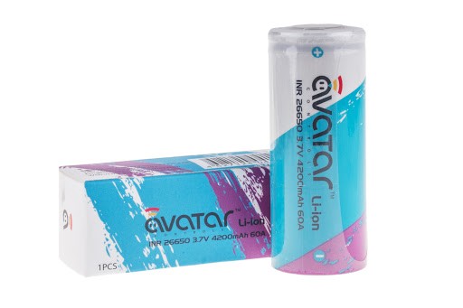 Аккумулятор высокотоковый Avatar INR 26650 4200mAh 60A Original Versio - изображение 1